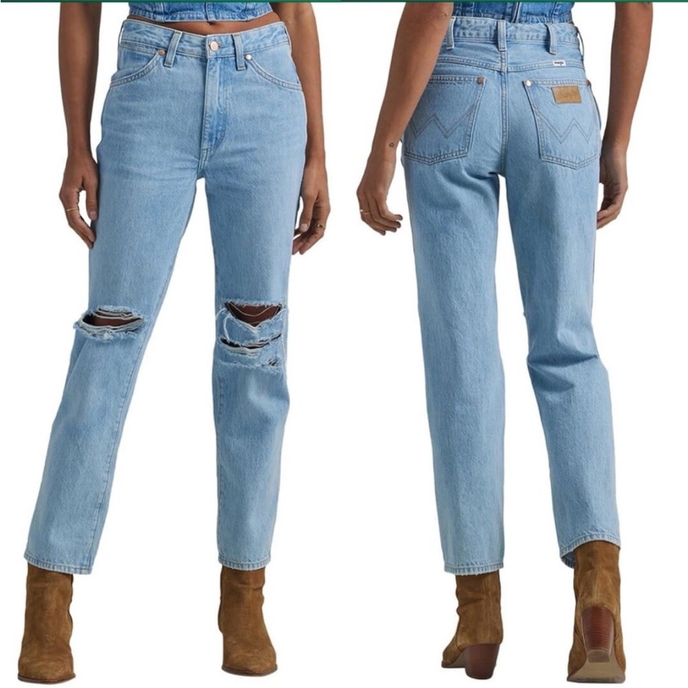 Wrangler Wild West High Rise Straight Jeans